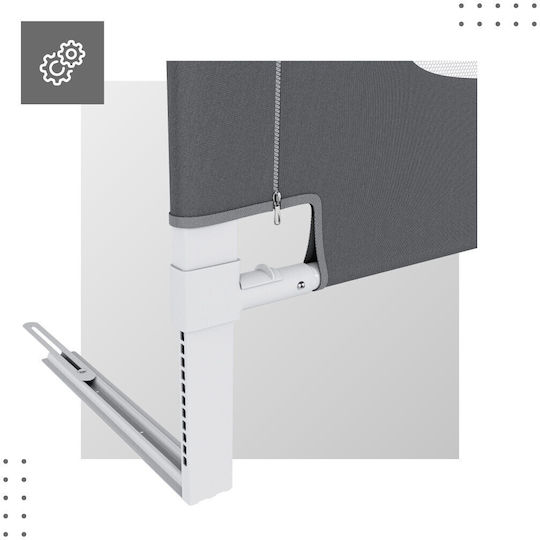 Tulano Bed Rail Guard Simple Placement made of Metal 1pcs