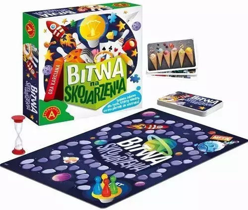 Board Game Battle of Associations for 2-6 Players 8+ Years Old (PL) Alexander Toys
