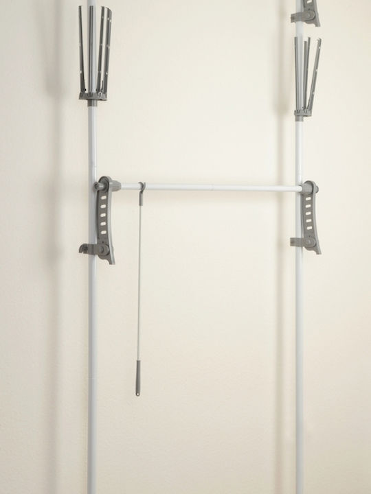 Wenko Floor Garment Rack made of Metal Telescopic Black