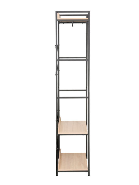 Liberta Xenia Κρεμάστρα Δαπέδου από Μέταλλο Μπεζ 60x40x200cm