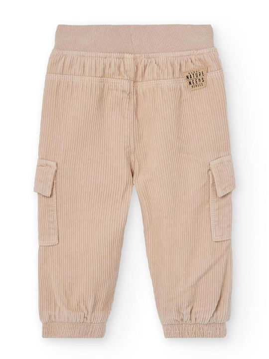 Kinder Schlaghose Cargo Cord Beige
