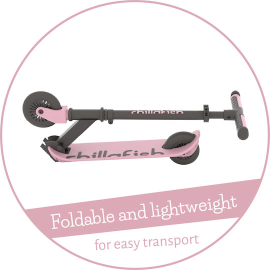 Chillafish Kids Foldable Scooter Flexxi 2-Wheel for 5+ Years Cameo Pink