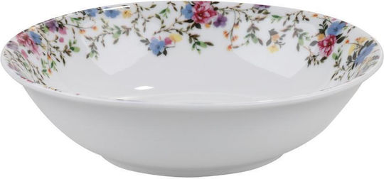 Oriana Ferelli Serving Bowl Cereal Round Porcelain White with Diameter 16.5cm 6 Pieces