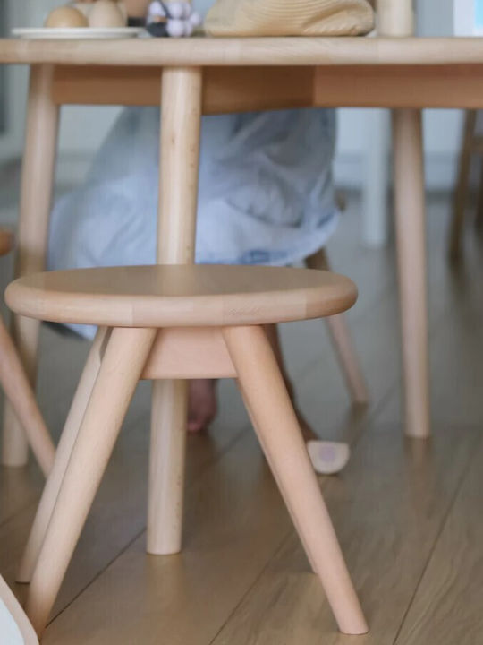 Σκαμπό For Kitchen с гръбнак Beige 1бр