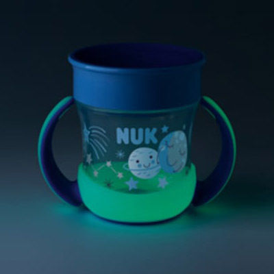 Nuk Baby Cup Mini Magic made of Plastic Blue 160ml for 6m+m+