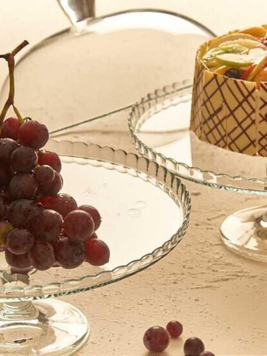 Pasabahce Patisserie Cake Stand Transparent 32x15.3cm