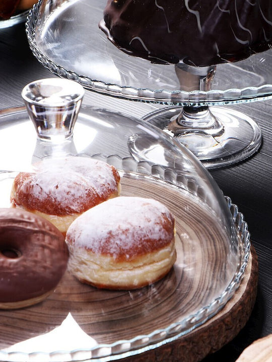 Pasabahce Patisserie Cake Stand Transparent 32x15.3cm