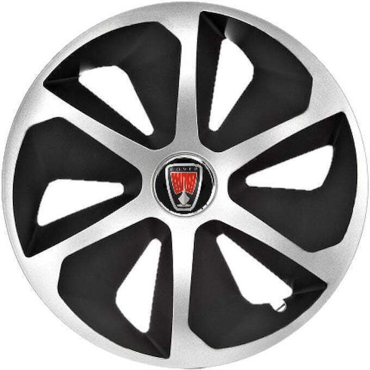 Set 4 Roco Gray-Black R16 Car Hubcaps Range Rover Vehicles