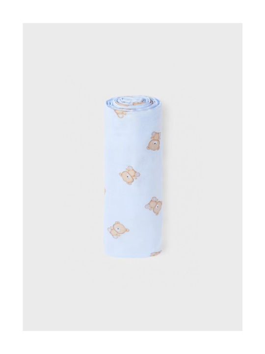 Mayoral Muslin Changing Pad Light Blue 114x114cm.