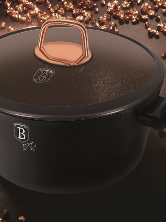 Berlinger Haus Black Rose Collection Deep Pot made of Aluminum 2.5lt / 20cm