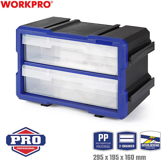 WorkPro Συρταριέρα Εργαλείων Πλαστική Π29.5xΒ19.5xΥ16εκ.