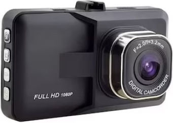 Cameră Auto Dash Full HD Unghi de Vizualizare 170° Senzor G Integrat Ecran LCD Negru