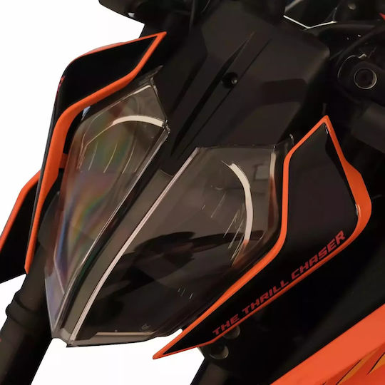 Gpk 3d Set Tank Pad Ktm Duke 250 2024-2025 Orange Black