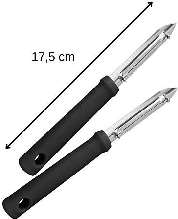 Fackelmann Fruit & Vegetable Peeler/Cleaner made of Stainless Steel 2pcs