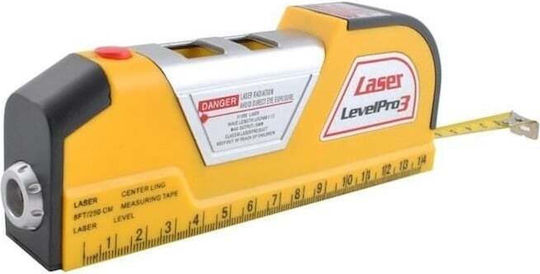 Pro Level Pro3 Γραμμικό Αλφάδι Laser με Εύρος Εργασίας 2.5m
