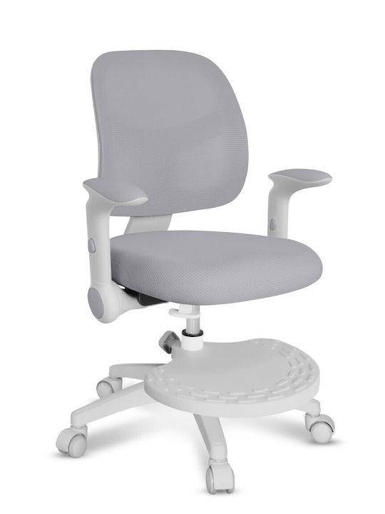 Desk Chair with Armrests Gray