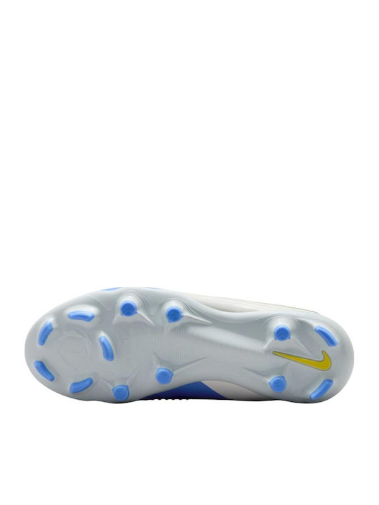 Phantom 6 FG Kids Soccer Cleats & Shoes Molded Racer Blue Dark Obsidian
