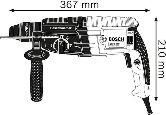 Bosch Ударен Къртач Електрически 790W с Прикачване SDS Plus 0611272104