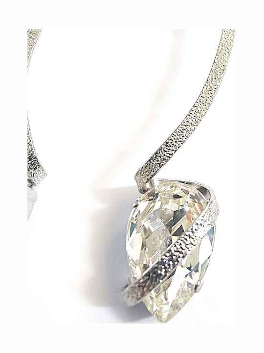 Loua Jewels Σκουλαρίκια Κρεμαστά με Πέτρες
