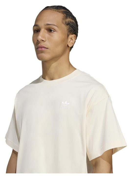 adidas Trefoil Essentials T-Shirt Ecru adidas Trefoil Essentials T-Shirt Ecru