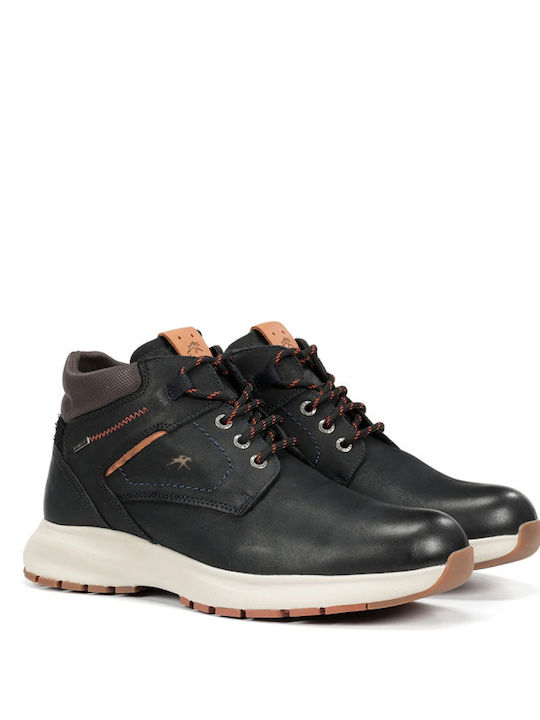 Leder Blau Herrenstiefel