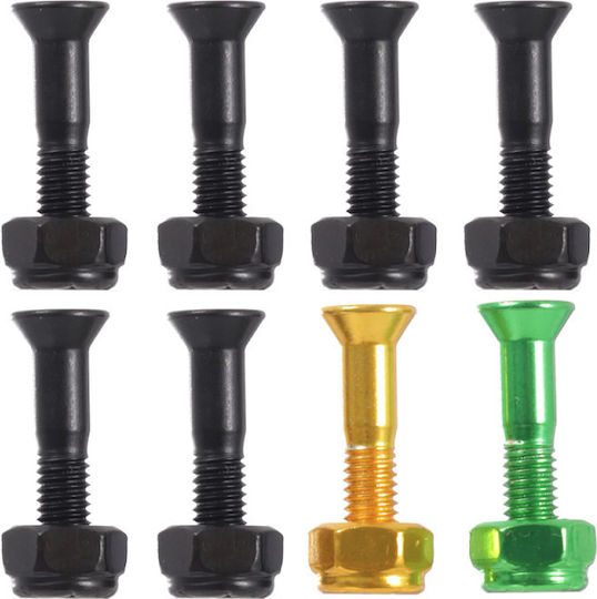 Shake Junts Șuruburi 1" Allen 1 Verde 1 Galben 6 Negre Asortate Bb0eq020500400