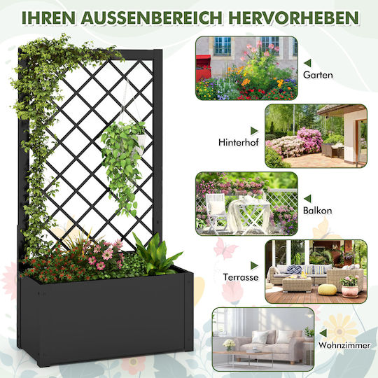 Costway Planter Box Metallic Pink