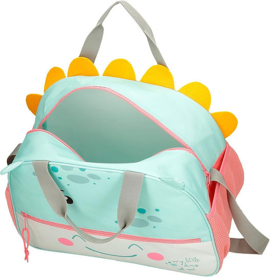 Roll Road School Hand Lunch Bag Green Dinosaurs