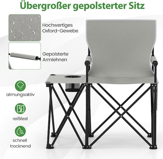 Costway Stuhl Strand Gray