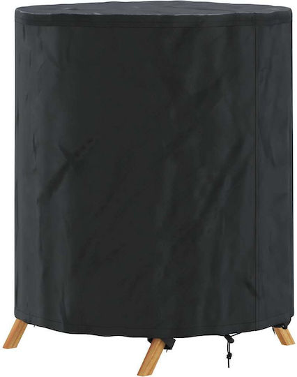 vidaXL Waterproof Protective Dining Table Cover 62x62x70cm In Black Color