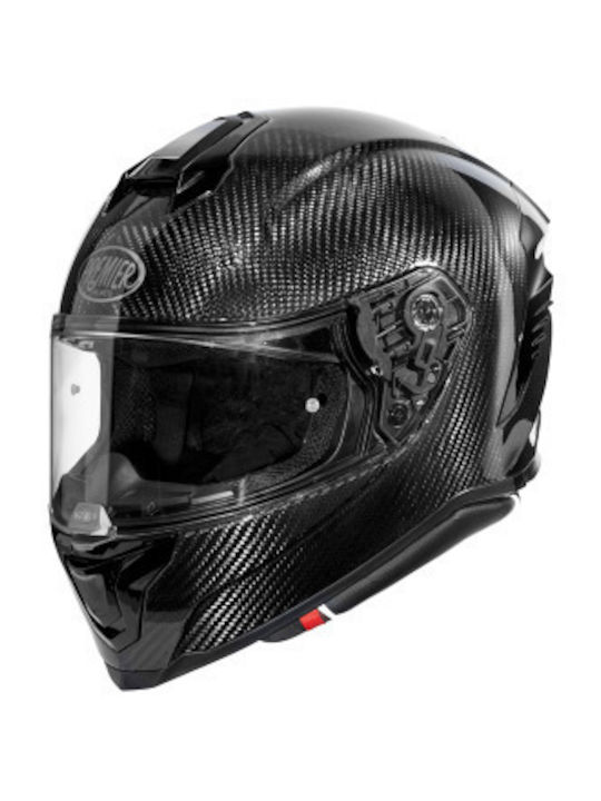 Premier Hyper Gloss Carbon Motorcycle Helmet Full Face ECE 22.06 1370gr