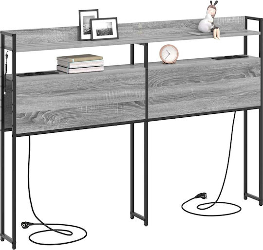 vidaXL Tăblie De Pat Din Lemn Gri Sonoma 150x98cm