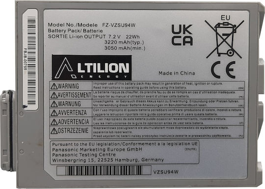 Altilion Energy Baterie FZ-VZSU94W Compatibilă Cu Panasonic
