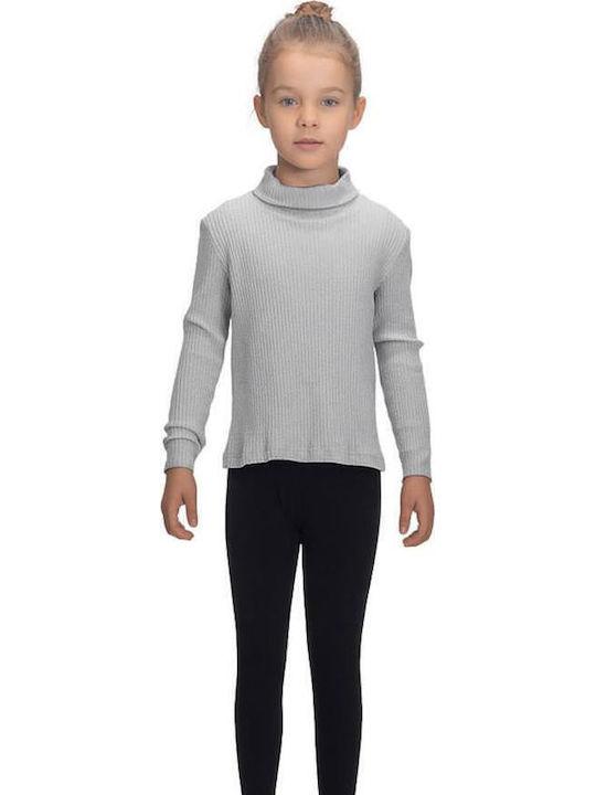 Kinderoberteile Rollkragenpullover Langärmelig Schwarz