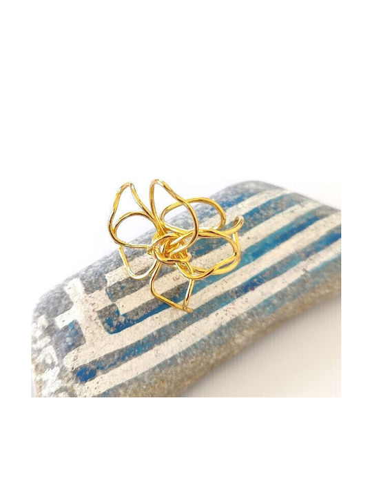 Loua Jewels Γυναικείο Δαχτυλίδι Επιχρυσωμένο