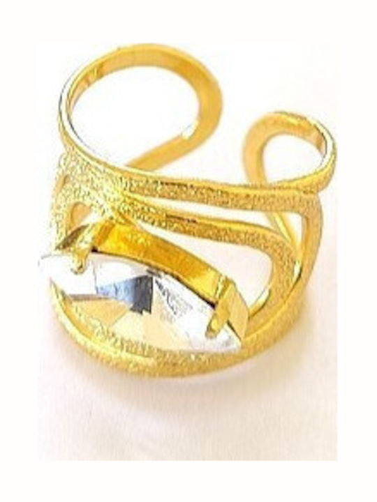 Loua Jewels Ring with Stones Gold Plated