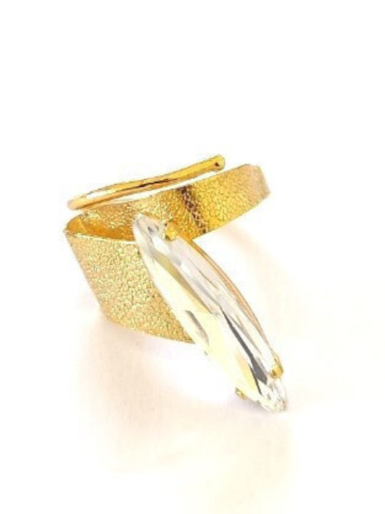 Loua Jewels Ring with Stones Gold Plated