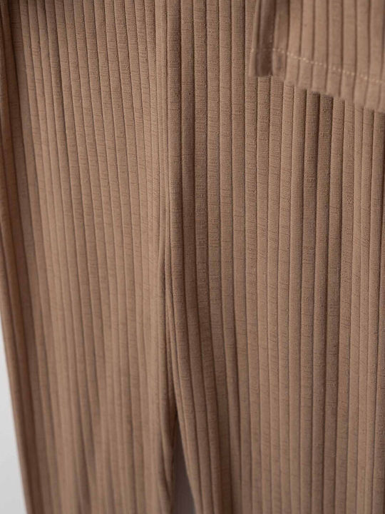 Kids' Set with Leggings Winter 2pcs Beige