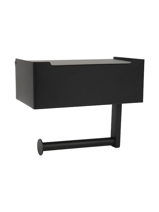 Verk Group De perete Suport de hârtie Metal Neagră