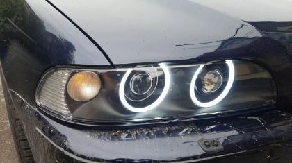 Στεφάνι Angel Eye Φαναριού Αυτοκινήτου 12V Ford Focus 2004-2008 Λευκό Χρώμα