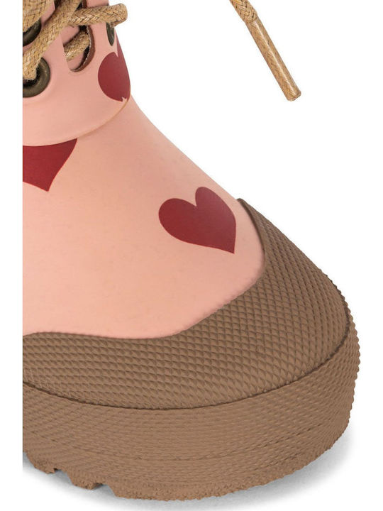 Kids Wellies with Internal Lining Pink