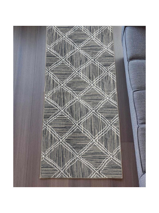 Linea Home 2569 Rutschfester Rechteckiger Wohnzimmer Teppich Grau 200x250cm