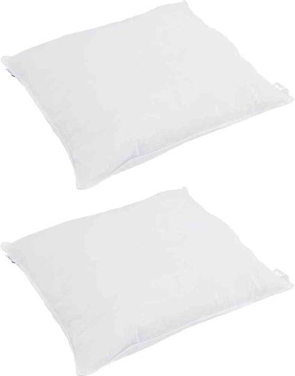vidaXL Duvet Set Queen 240x220cm White 3pcs
