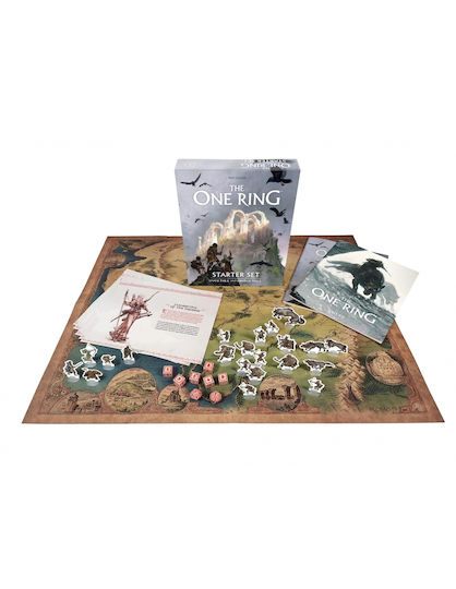One Ring Rollenspiele & Miniaturenkriegsspiele Starter Set Über Hügel Unter Hügel