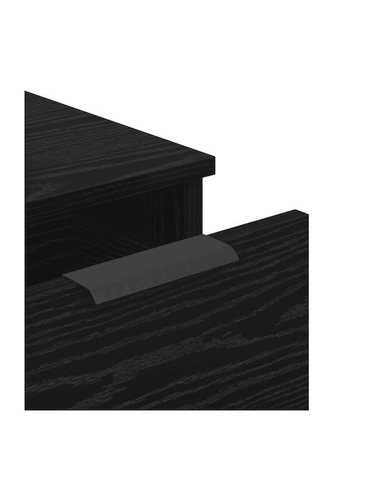 Bufet cu Sertare Black Oak 60x30x70cm