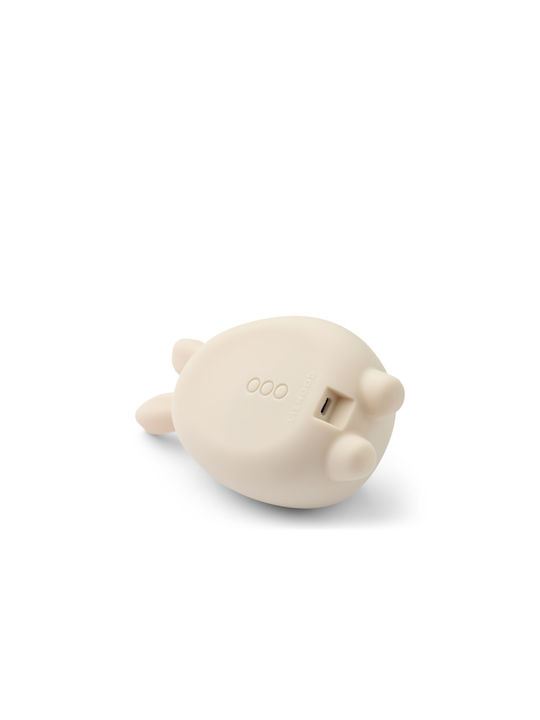 Liewood Lumini LED Lampa De Masă Pentru Copii Proiector Manuel Rabbit Alb 18.2x10.5cm