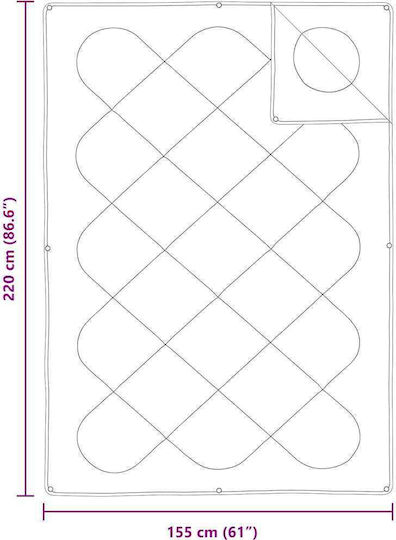 vidaXL Bettdecken-Set Einzelbett mit Microfiber-Füllung 155x220cm White 2Stück