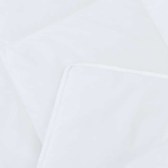 vidaXL Bettdecken-Set Doppelbett mit Microfiber-Füllung 200x220cm White 3Stück