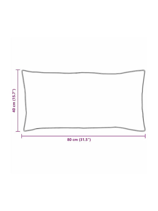 vidaXL Duvet Set Single with Microfiber Filling 135x200cm White 2pcs