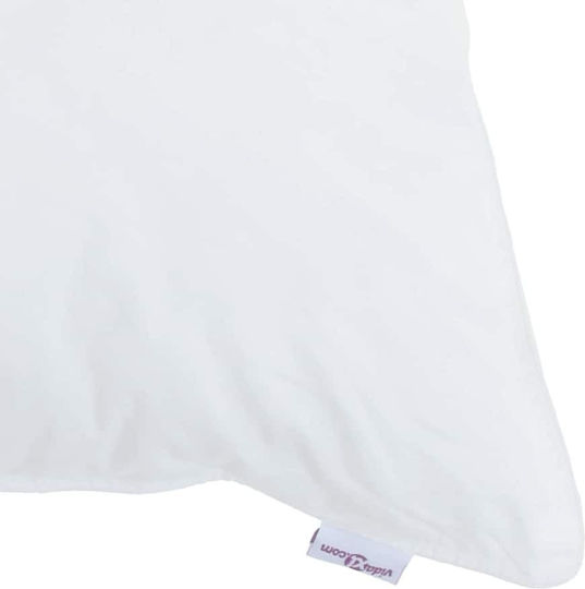 vidaXL Bettdecken-Set Einzelbett mit Microfiber-Füllung 135x200cm White 2Stück